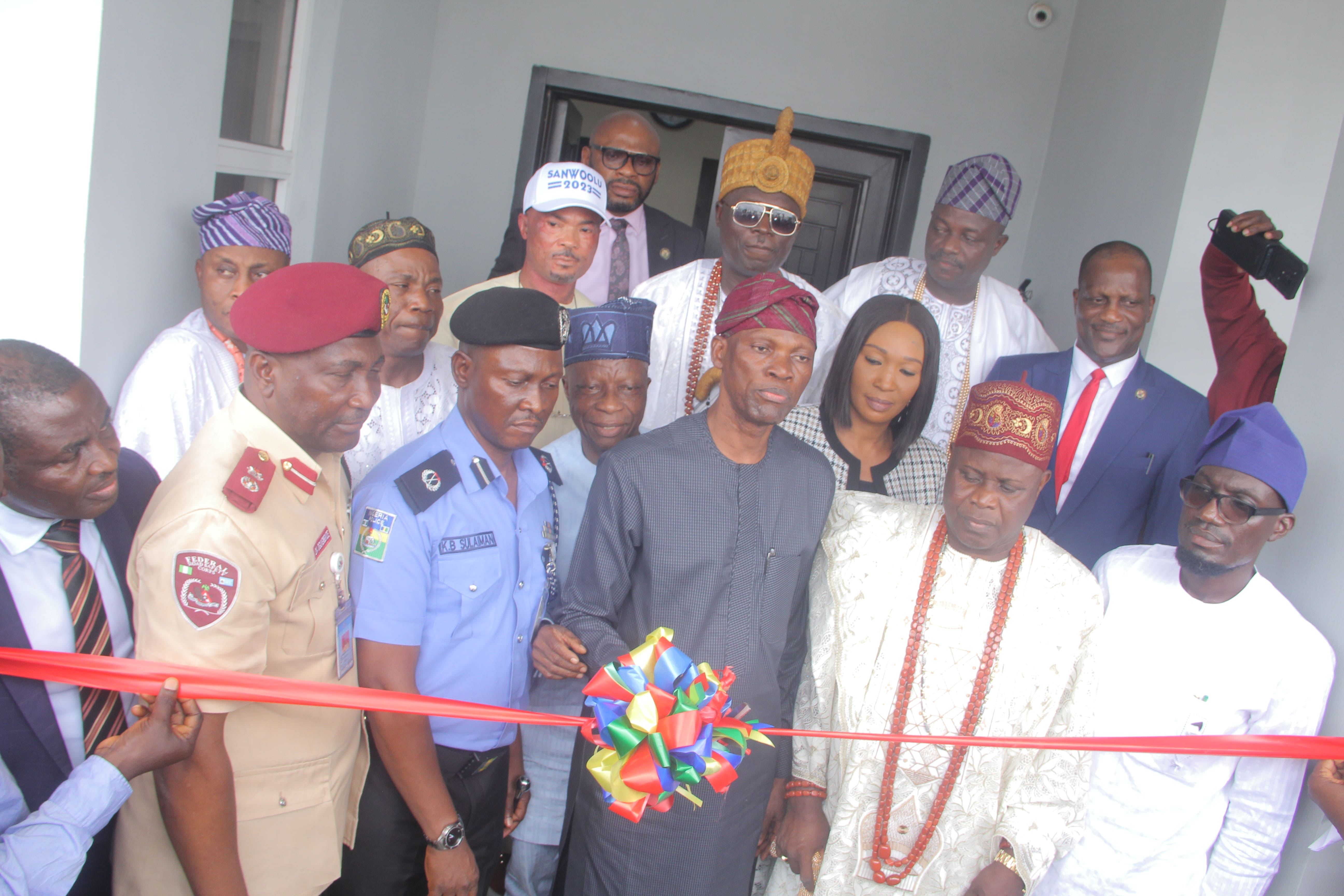 SANWO-OLU COMMISSIONS DSS OFFICE IN ALIMOSHO