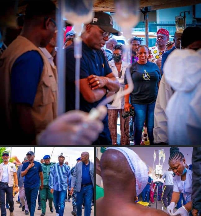 SANWO-OLU VISITS TRAIN VICTIMS IN HOSPITAL, DECLARES THREE DAYS MOURNING