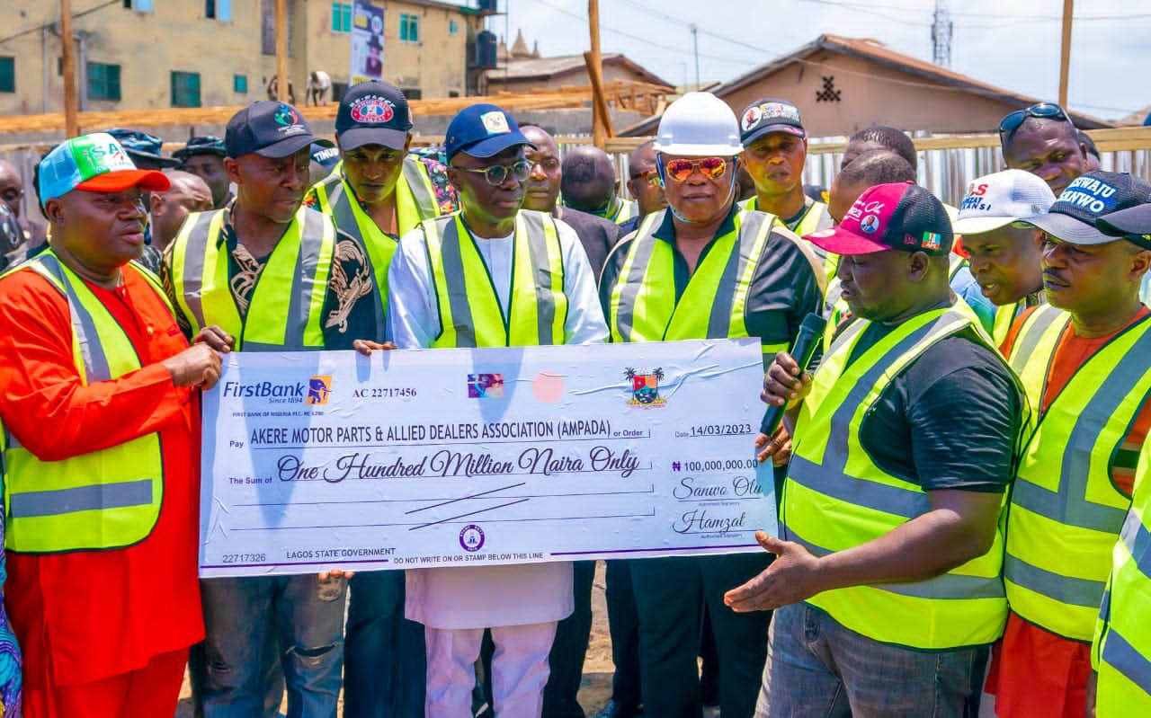 AKERE MARKET FIRE: SANWO-OLU COMPENSATES TRADERS WITH N100M