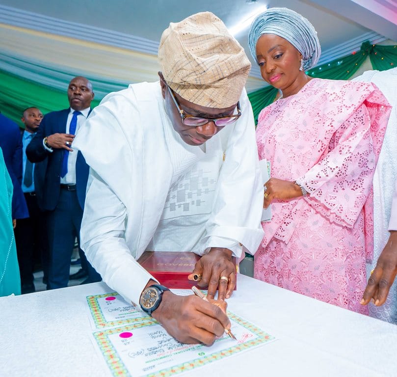 ‘NEXT FOUR YEARS WILL BE MORE REWARDING’, SANWO-OLU DECLARES AS GOVERNOR, DEPUTY PICK INEC CERTIFICATES