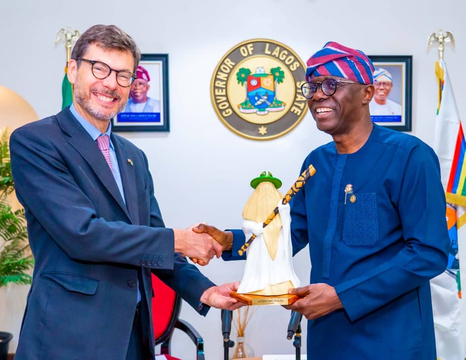 GOV. SANWO-OLU RECEIVES NEW BRITISH DEPUTY HIGH COMMISSIONER, JONNY BAXTER AT LAGOS HOUSE, MARINA