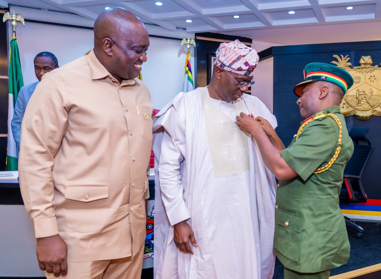 ARMED FORCES REMEMBRANCE DAY: SANWO-OLU DONATES N50M TO NIGERIAN LEGION, LAUNCHES 2024 EMBLEM