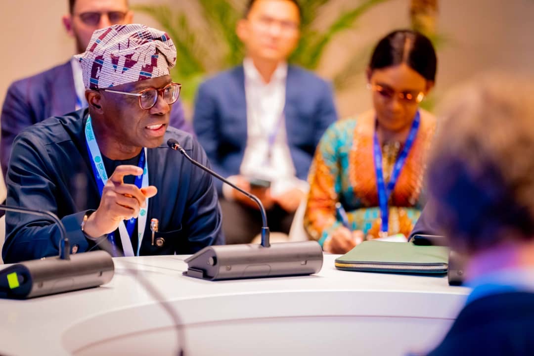 COP28: SANWO-OLU RALLIES GLOBAL FUNDING SUPPORT FOR LAGOS WATER NEEDS