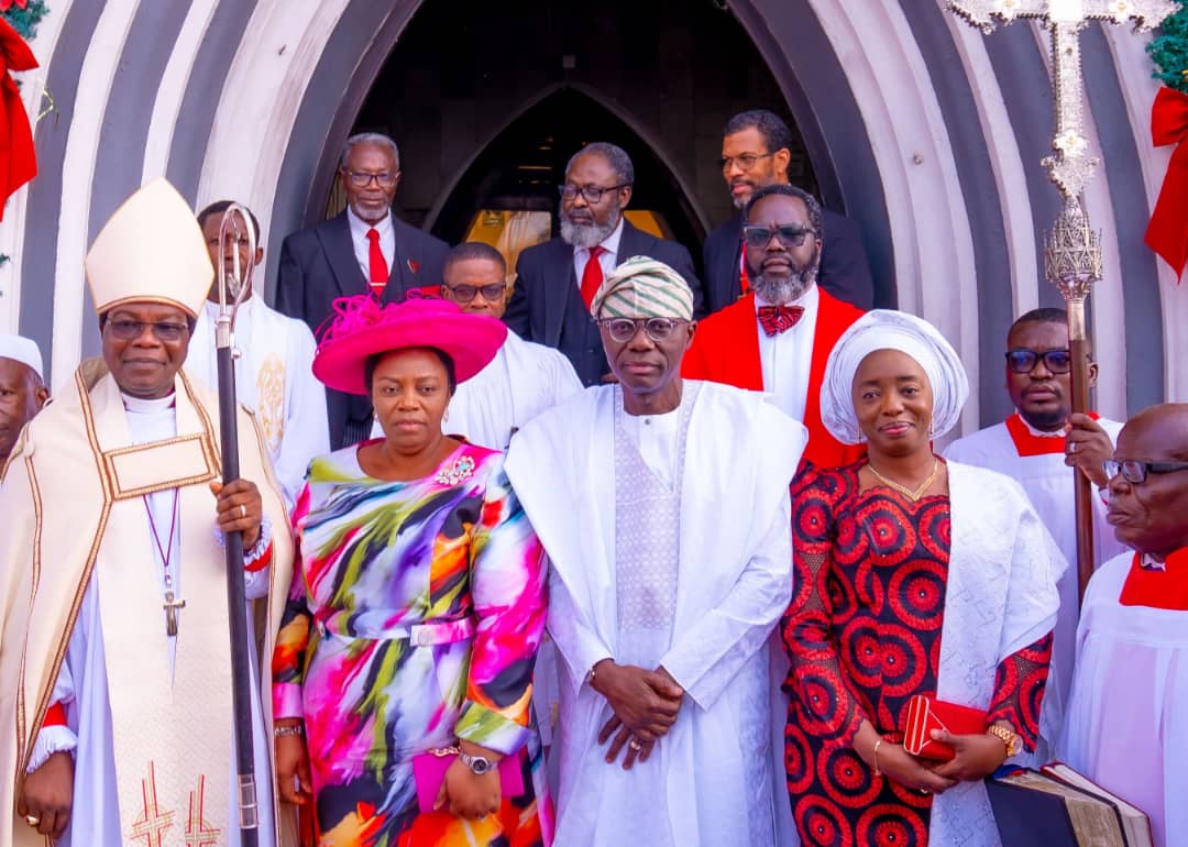 CHRISTMAS DAY SERVICE: SANWO-OLU URGES NIGERIANS TO BE HOPEFUL OF GREATER PROSPERITY